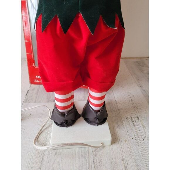 Vintage Telco motionette elf animated Xmas decor santa - Picture 11 of 14